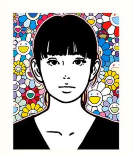 村上隆 KYNE Untitled：Q 村上隆 KYNE Untitled Q シルクスクリーン（4月9日(金)11時より