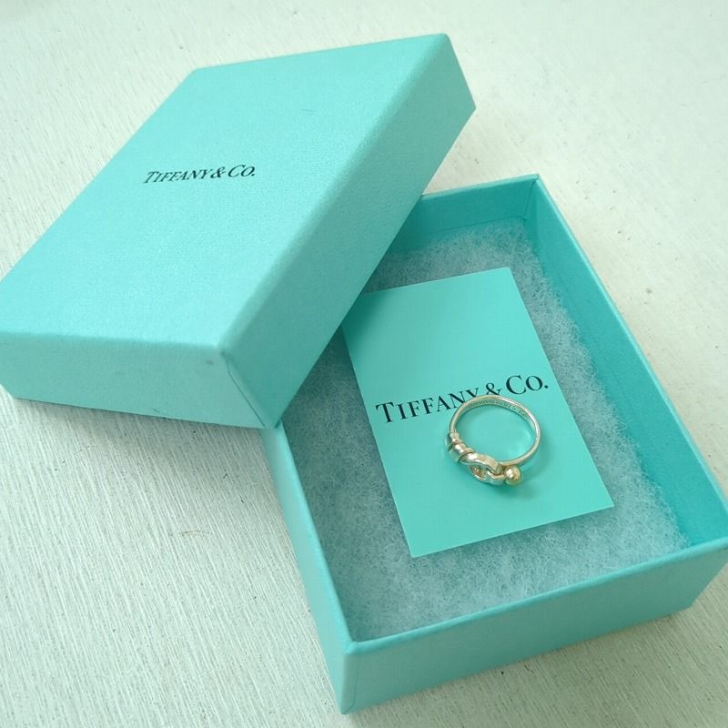 TIFFANY ティファニー フック＆アイ SVリング シルバー ゴールド