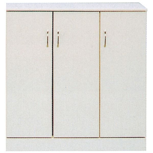 ローシューズボックス 下駄箱 幅90cm×奥行38cm×高さ92cm ホワイト 日本製 約21足収納可 PLAZA2 プラザ2 完成品 開梱設置