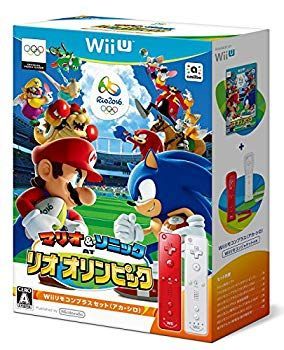【中古】【非常に良い】マリオu0026ソニック AT リオオリンピック Wiiリモコンプラスセット(アカ・シロ) - Wii U 2zzhgl6