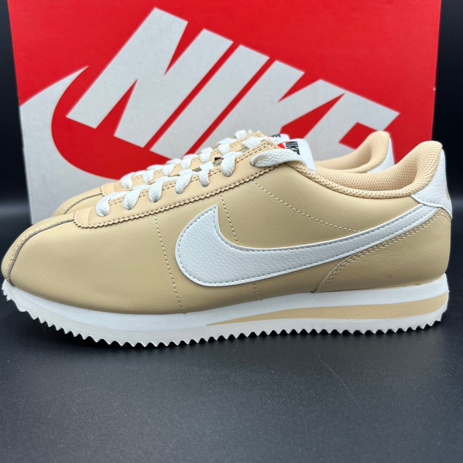 NIKE ナイキ ウィメンズ コルテッツ 28cm セサミ/ホワイト NIKE W CORTEZ SESAME/SAIL-WHITE（ナイキ ウィメンズ