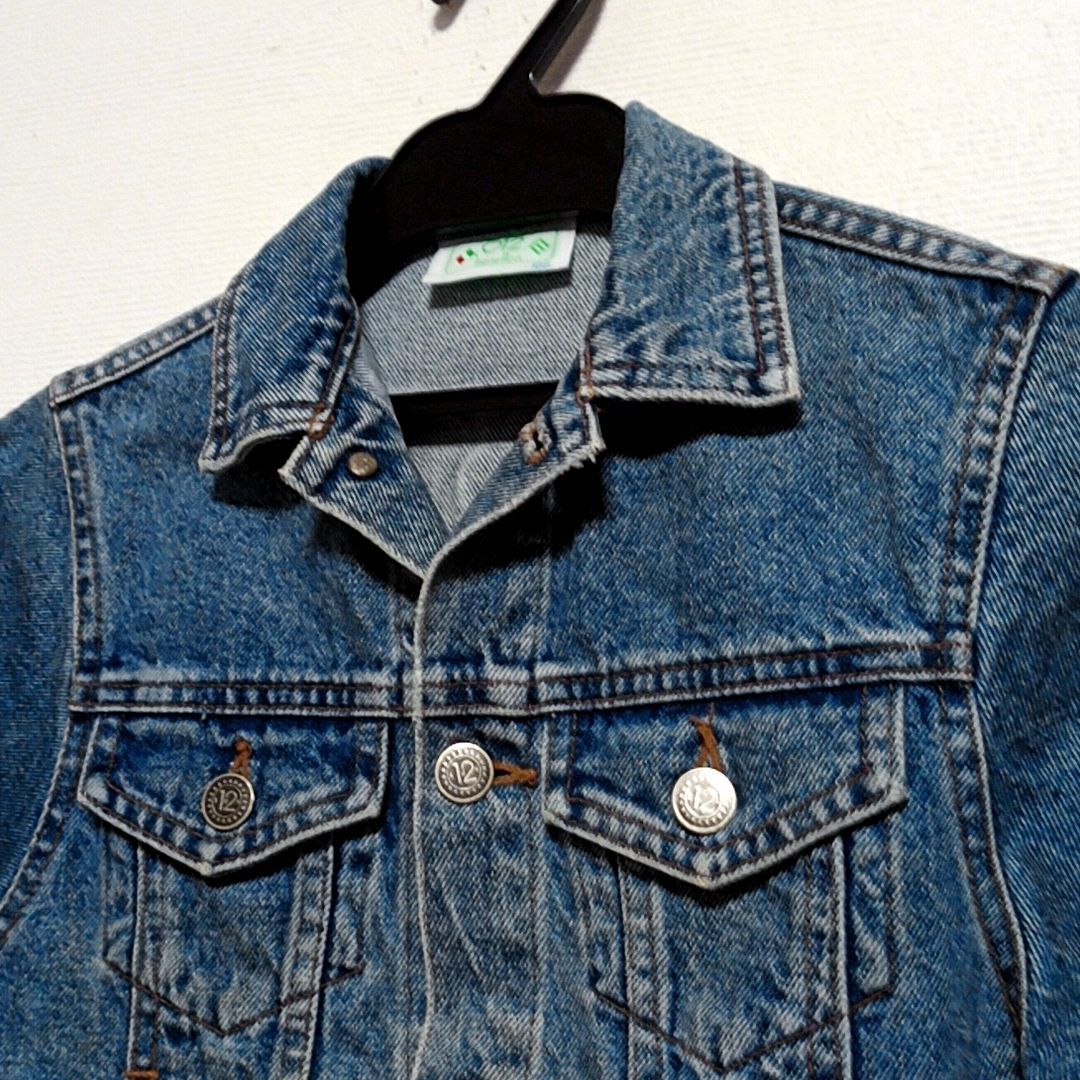 希少 benetton 80s イタリア製 ベネトン デニムジャケット XL 希少 benetton 80s イタリア製 ベネトン デニムジャケット XL