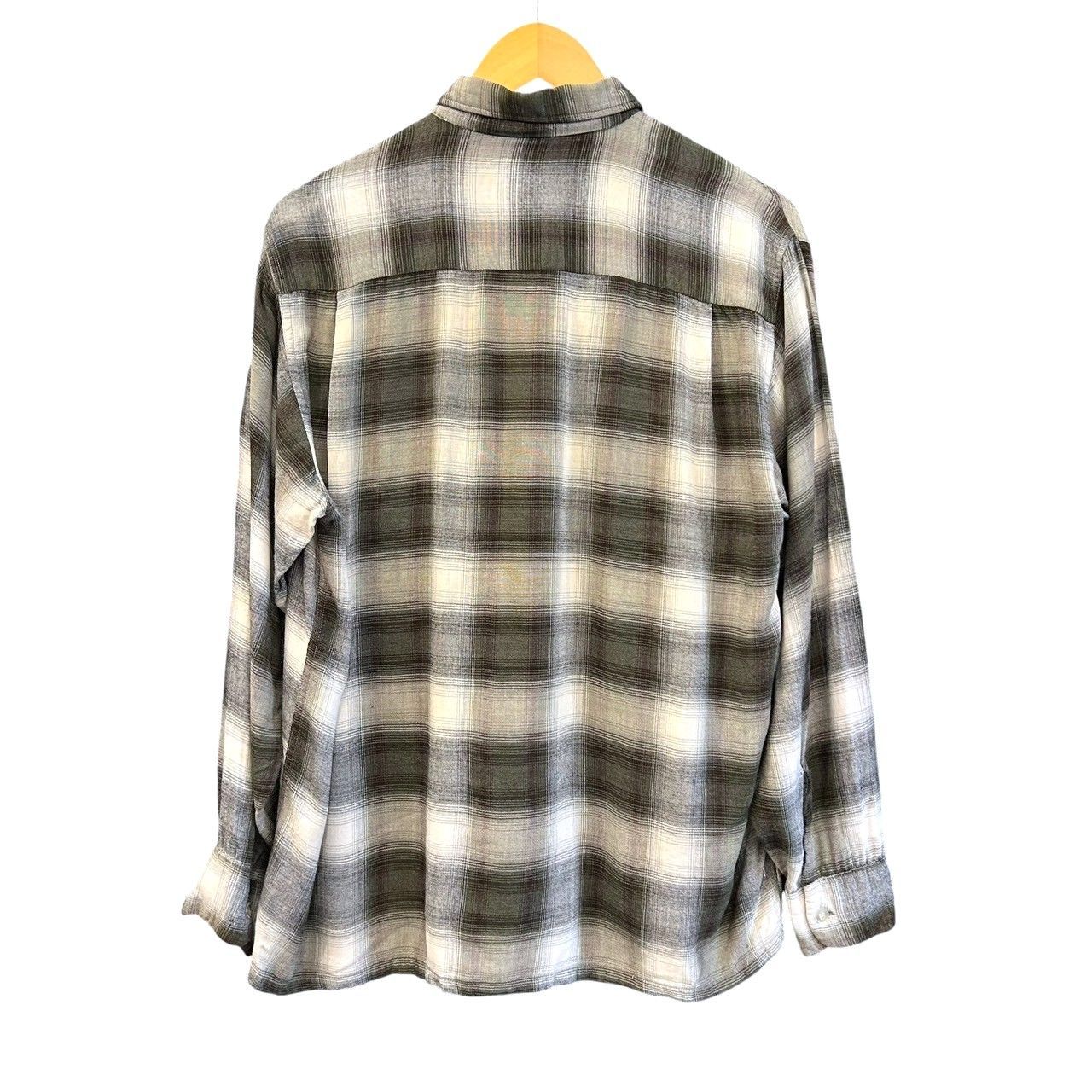 TOWNCRAFTビンテージシャドーチェックレーヨンシャツ60年代