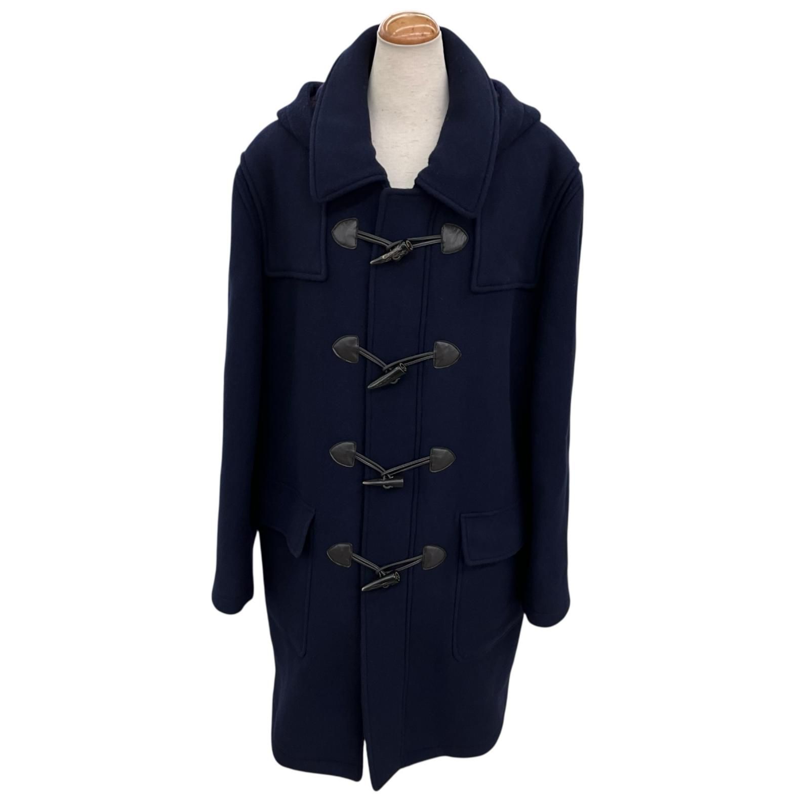 186000 現状品 Brooks Brothers ブルックスブラザーズ Brooks Brothers ダッフルコート L ネイビー ウール レディース