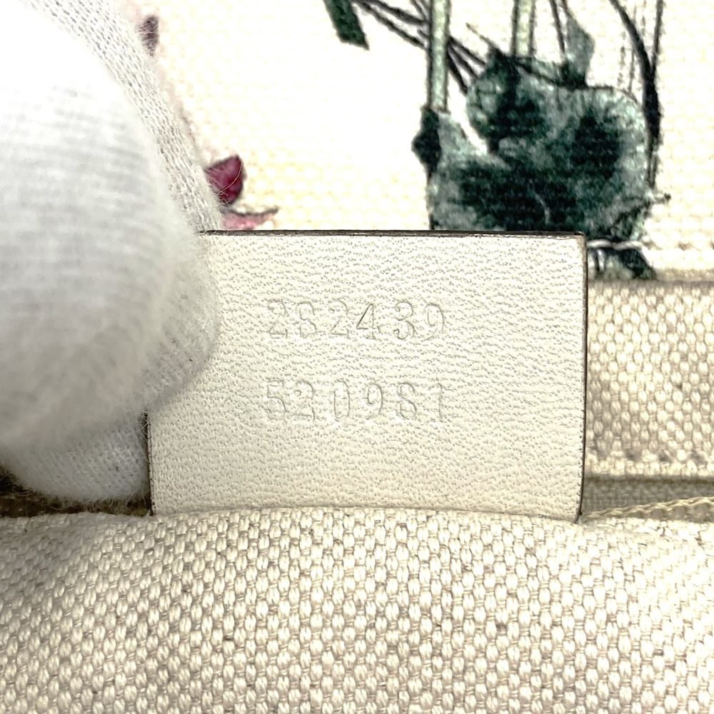 GUCCI グッチ 282439 トートバッグ ハンドバッグ フローラ ホワイト
