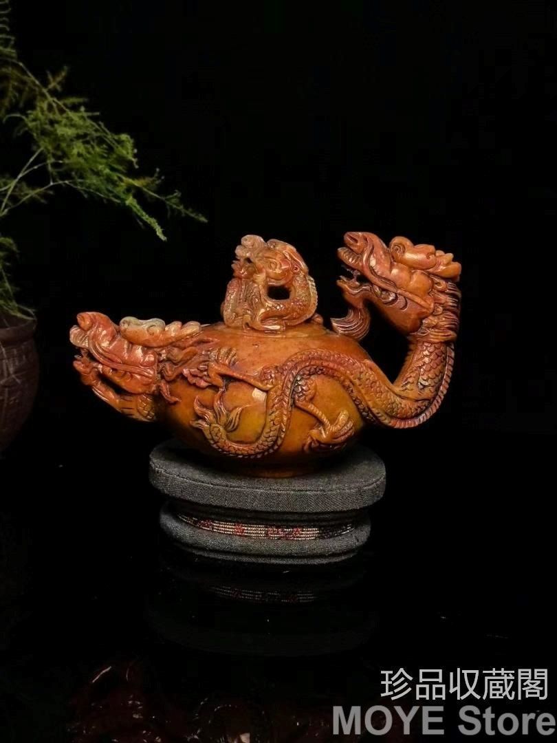 品蝋燭紅龍壺