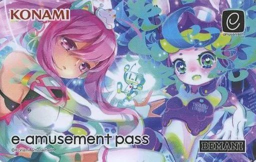 サウンドボルテックス　レイシス　e-amusement pass 中古】キャラカード レイシス＆TAMA e-AMUSEMENT PASS 「SOUND VOLTEX
