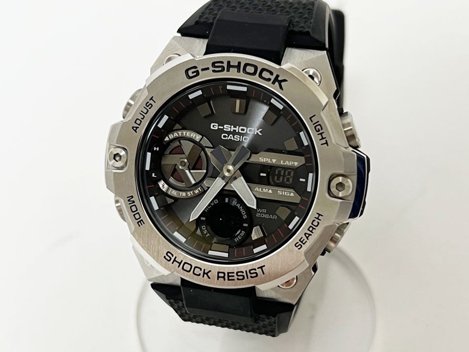 CASIO カシオ G-STEEL Gスチール Bluetooth 搭載 メンズウォッチ 腕時計 タフソーラー GST-B400X-1AJF