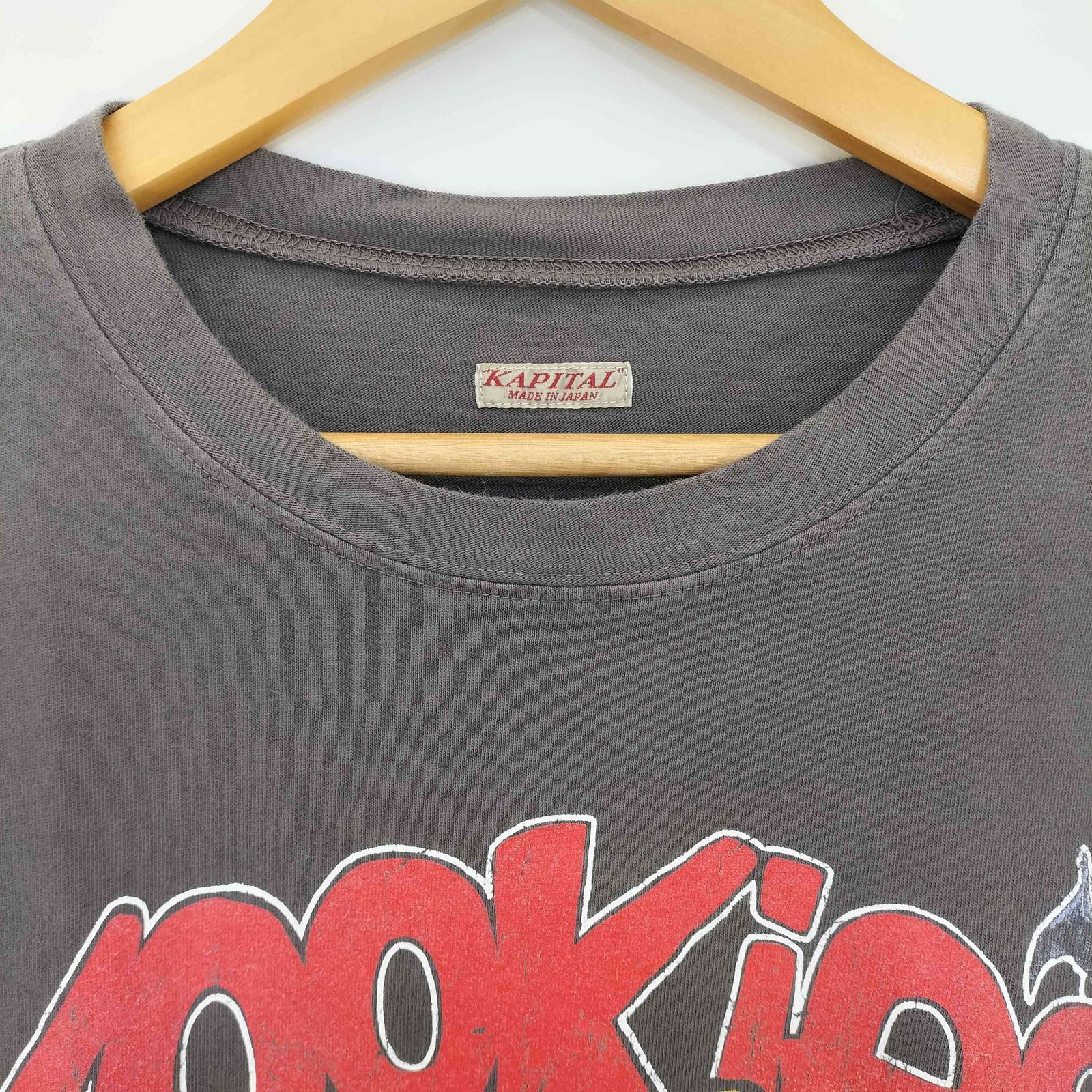 キャピタル KAPITAL 20/-天竺 クルーT（BUSTER PECKISH BOWYpt 