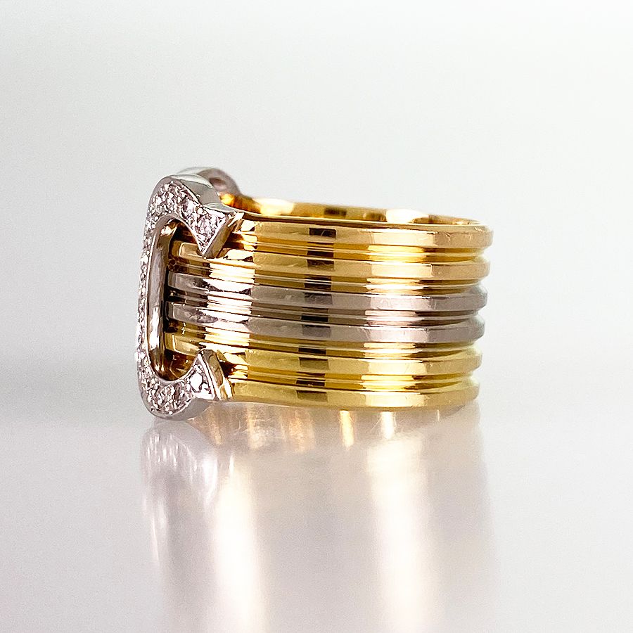 カルティエ Cartier 2C K18YG ダイヤモンド 11.5号(51-52) リング sss