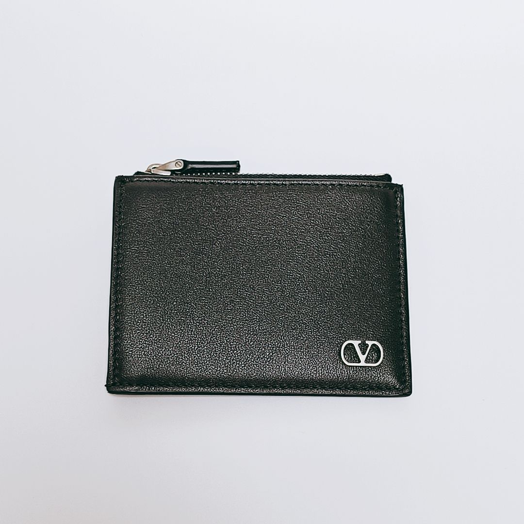 新品未使用】VALENTINO Vロゴ シグネチャー カードホルダー