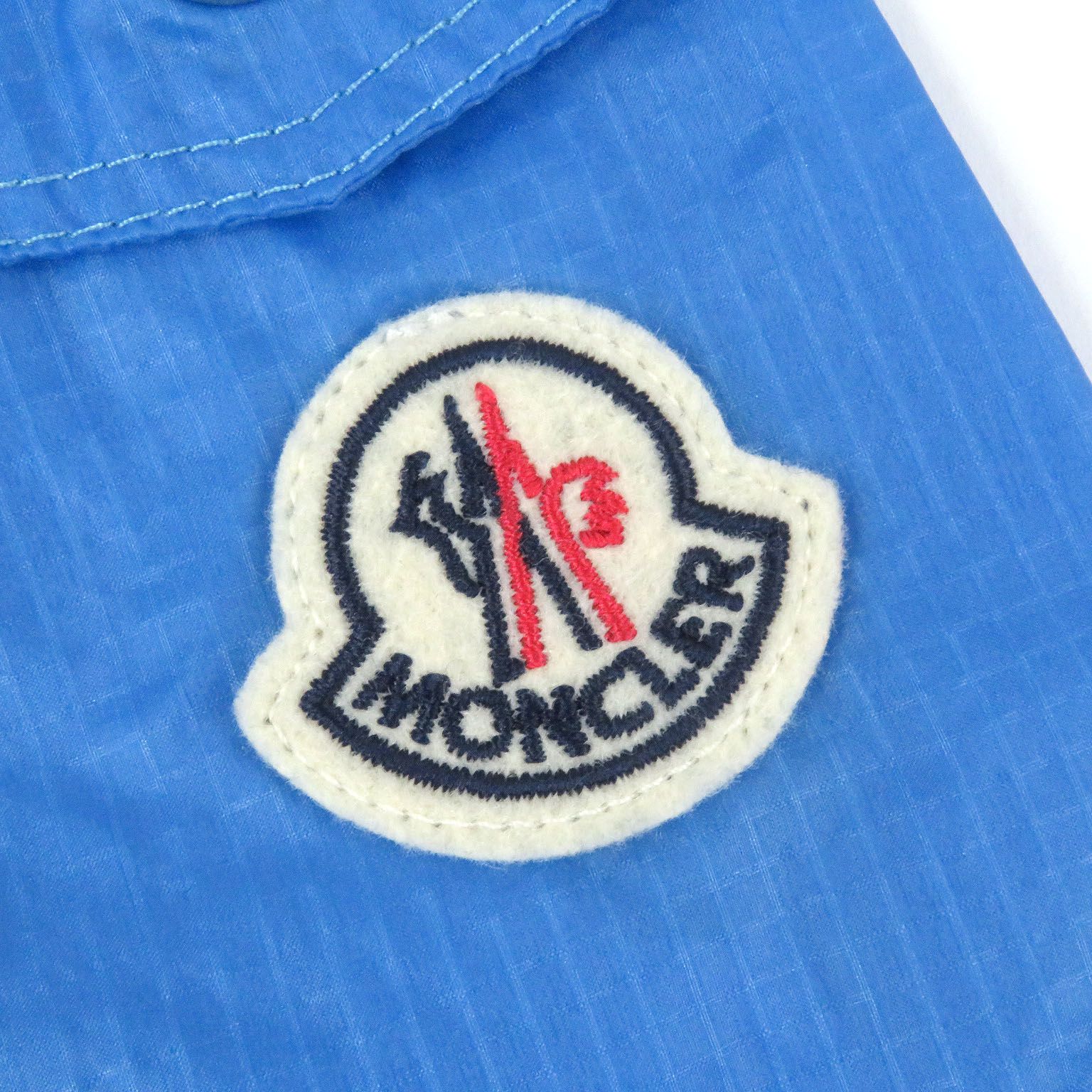 【極美品】モンクレール ナイロンパーカージャケット EBIZO 極美品□MONCLER モンクレール EBIZO GIUBBOTTO ロゴワッペン