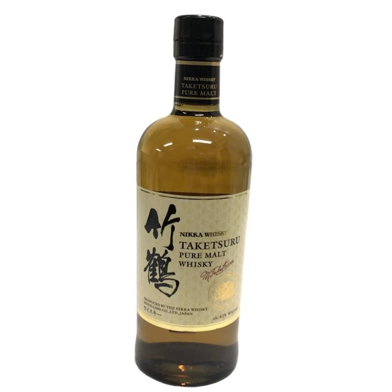ウイスキー NIKKA ニッカ 竹鶴 ピュアモルト 白ラベル 700ml 43度 ニッカウイスキー 未開栓品 22510K222