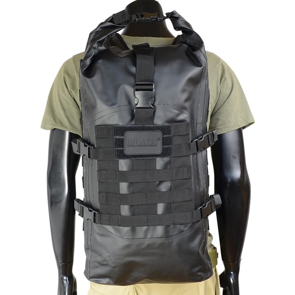 MIL-TEC バックパック Tactical Seals ドライバッグ 収納容量35 L ブラック