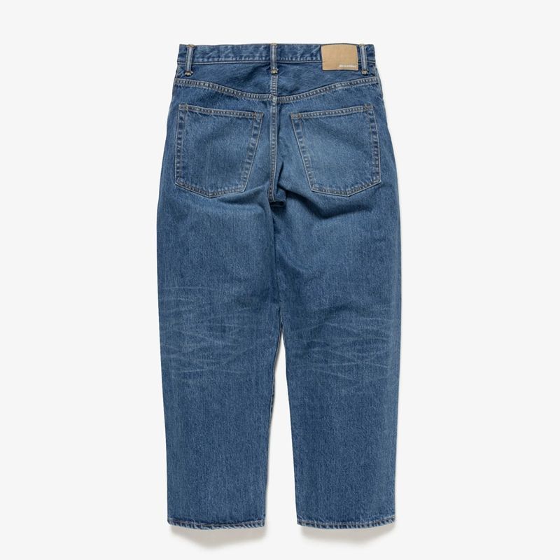 DESCENDANT 1995 DENIM TROUSERS BAGGY LIGHT WASH デニム