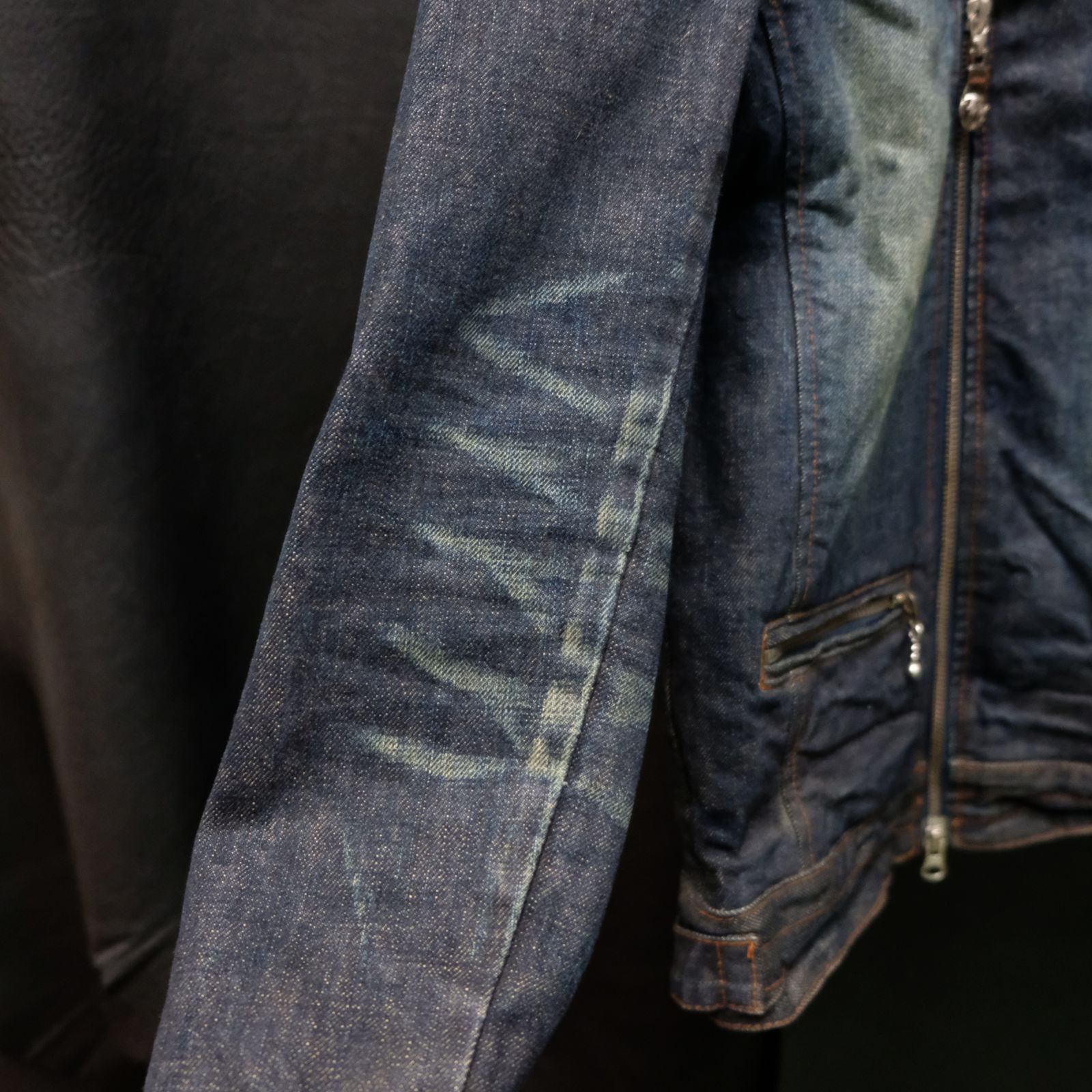 JACKROSE × ローリングストーンズ デニムライダースジャケット