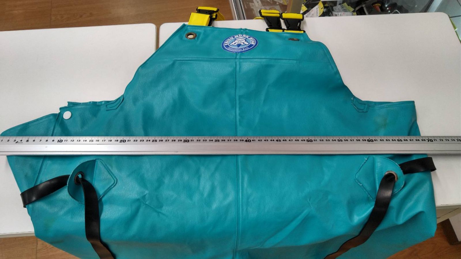 阪神素地 RA-97 サロペット M ブルー サロペット RA-97 Sサイズ ブルー