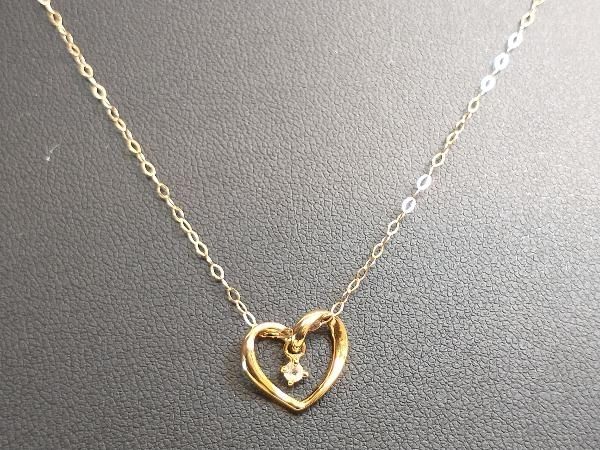 レディース Samantha Tiara サマンサティアラ K18 ハートモチーフ 