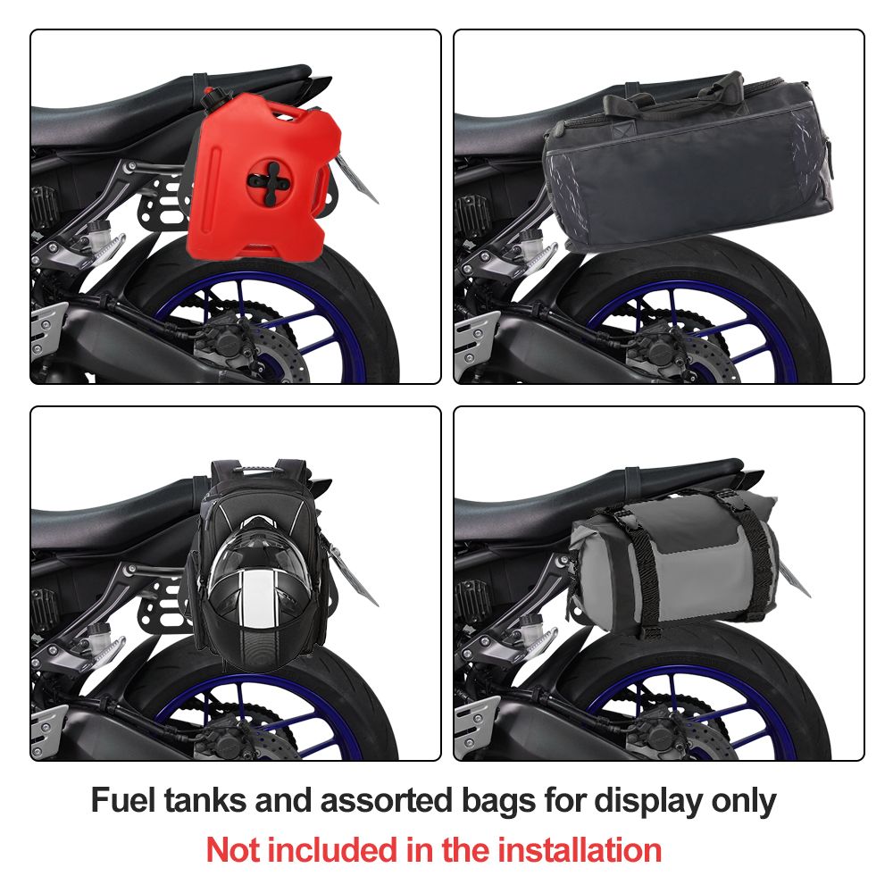 バイク 二輪 サドルバッグブラケット ヤマハ MT-09 SP MT09 2021 2025 2025用 サポートラック パニアラック サイドキャリアマウントブラケ BRIGHTFACE_UK