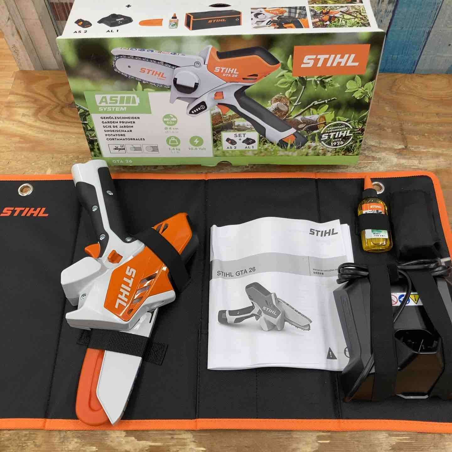 STIHL|スチール バッテリーガーデンカッター チェーンソー GTA26 柏店