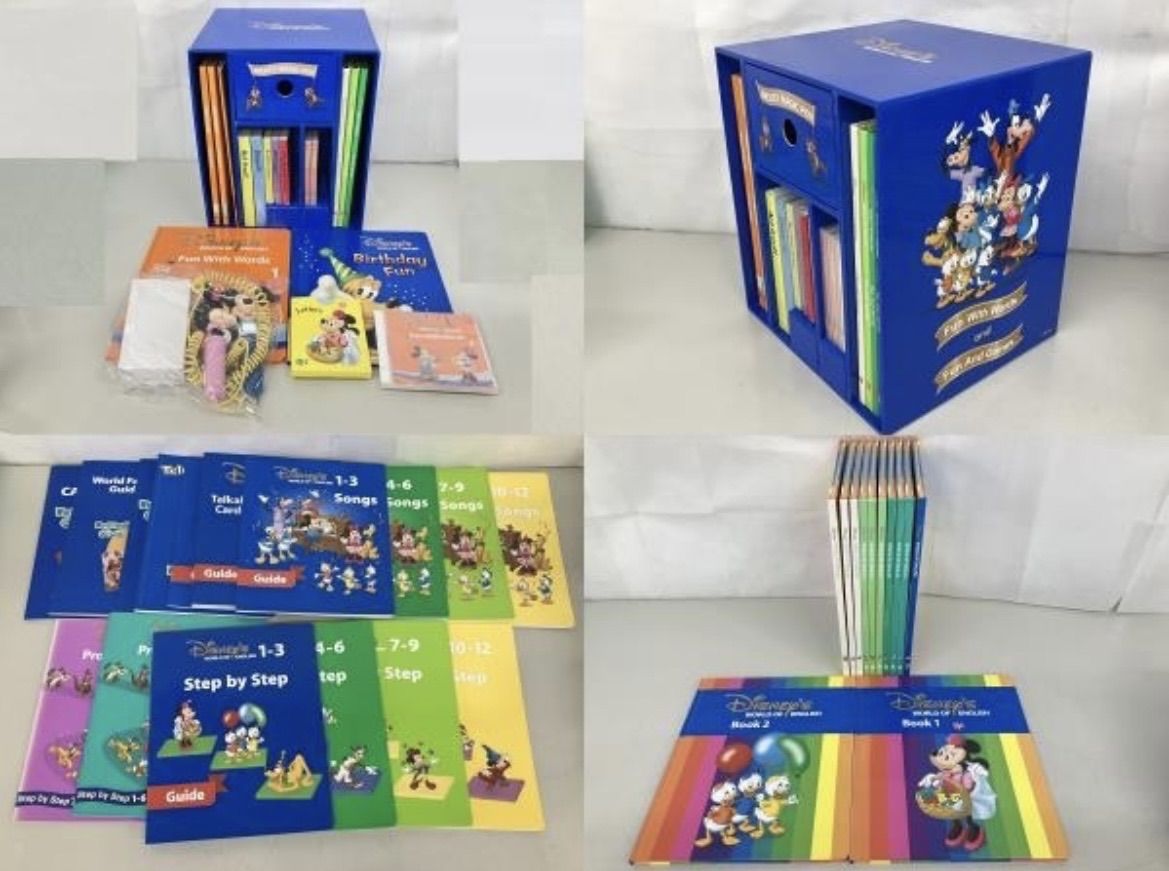 DWEディズニー英語システム メインプログラムDVD CD 本 マザーズガイド付 - 知育玩具