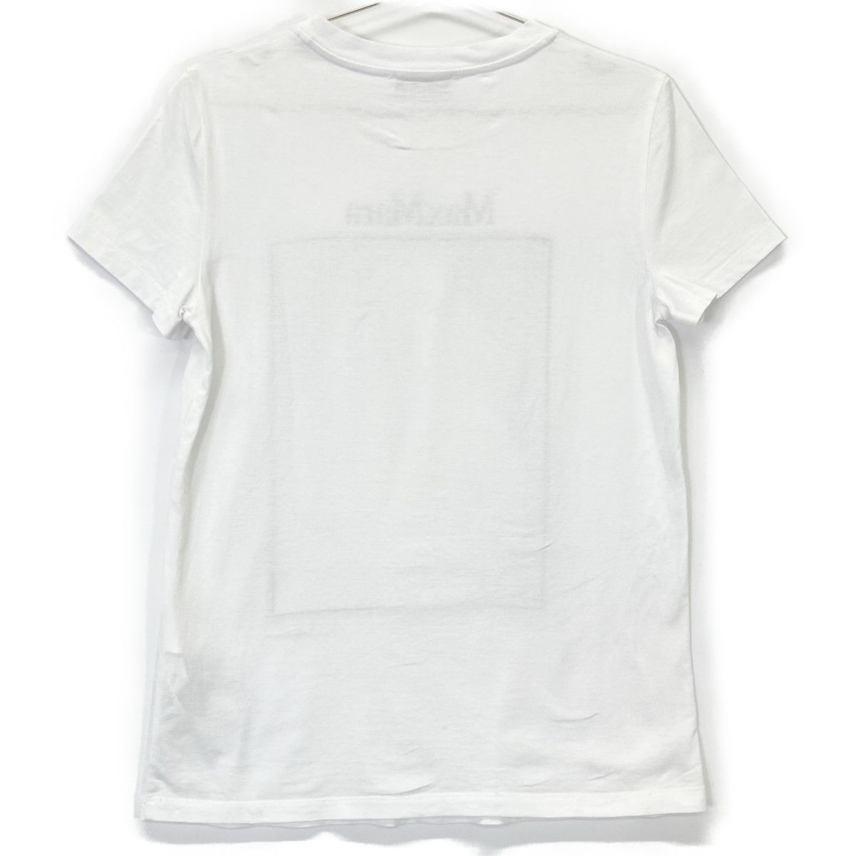 Max Mara マックスマーラ ﾎﾜｲﾄ VALIDO ｳｪｸﾞﾏﾝﾌﾟﾘﾝﾄ Tｼｬﾂ S