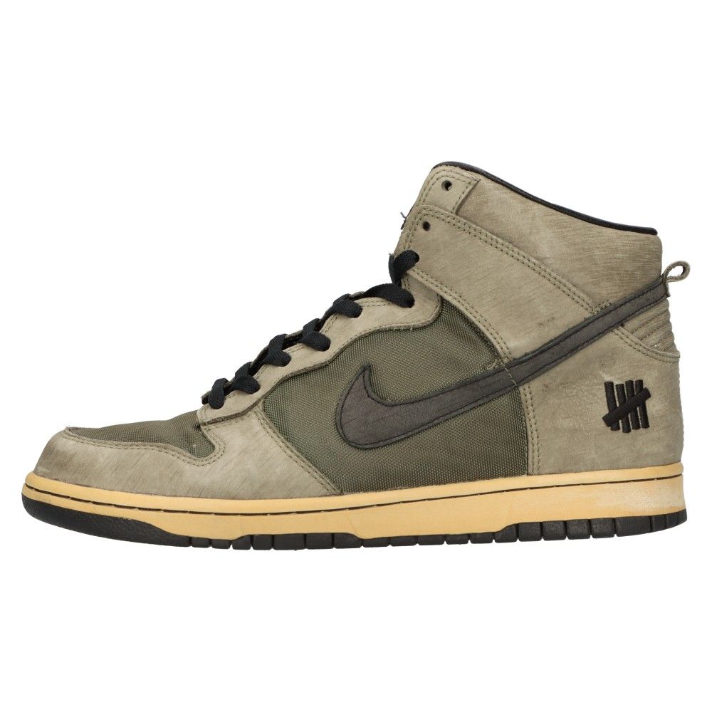 NIKE (ナイキ) ×Undefeated Dunk High Deep Green 598472-220 アンディ 