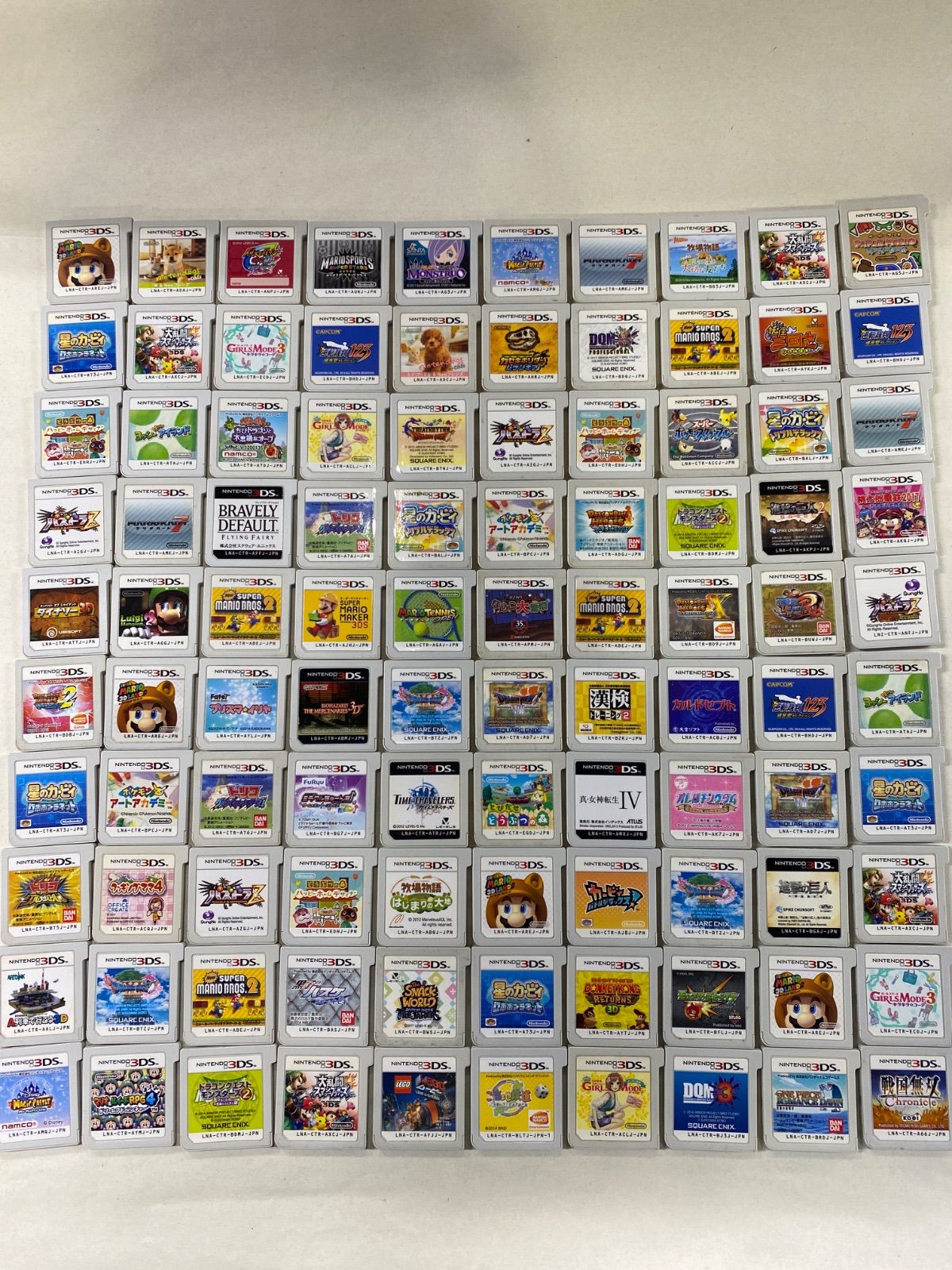 ニンテンドー3DS ソフトまとめ売り 100点