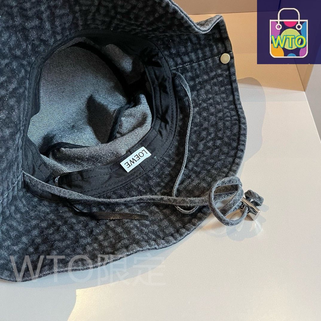 ロエウェ デニムフィッシャーマンハット