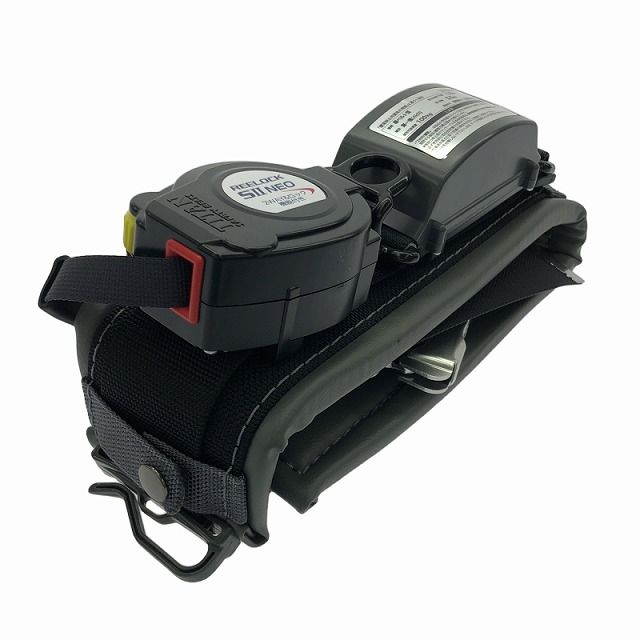 ロック装置付巻取器式胴ベルト ブラック