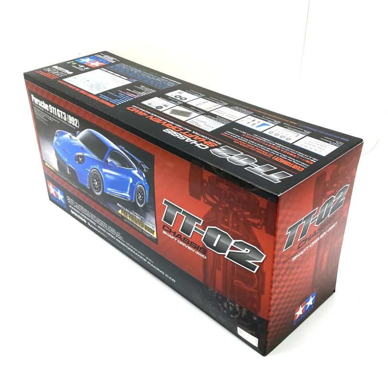中古】【開封/未使用】1/10 ポルシェ 911 GT3 (992) (TT-02シャーシ