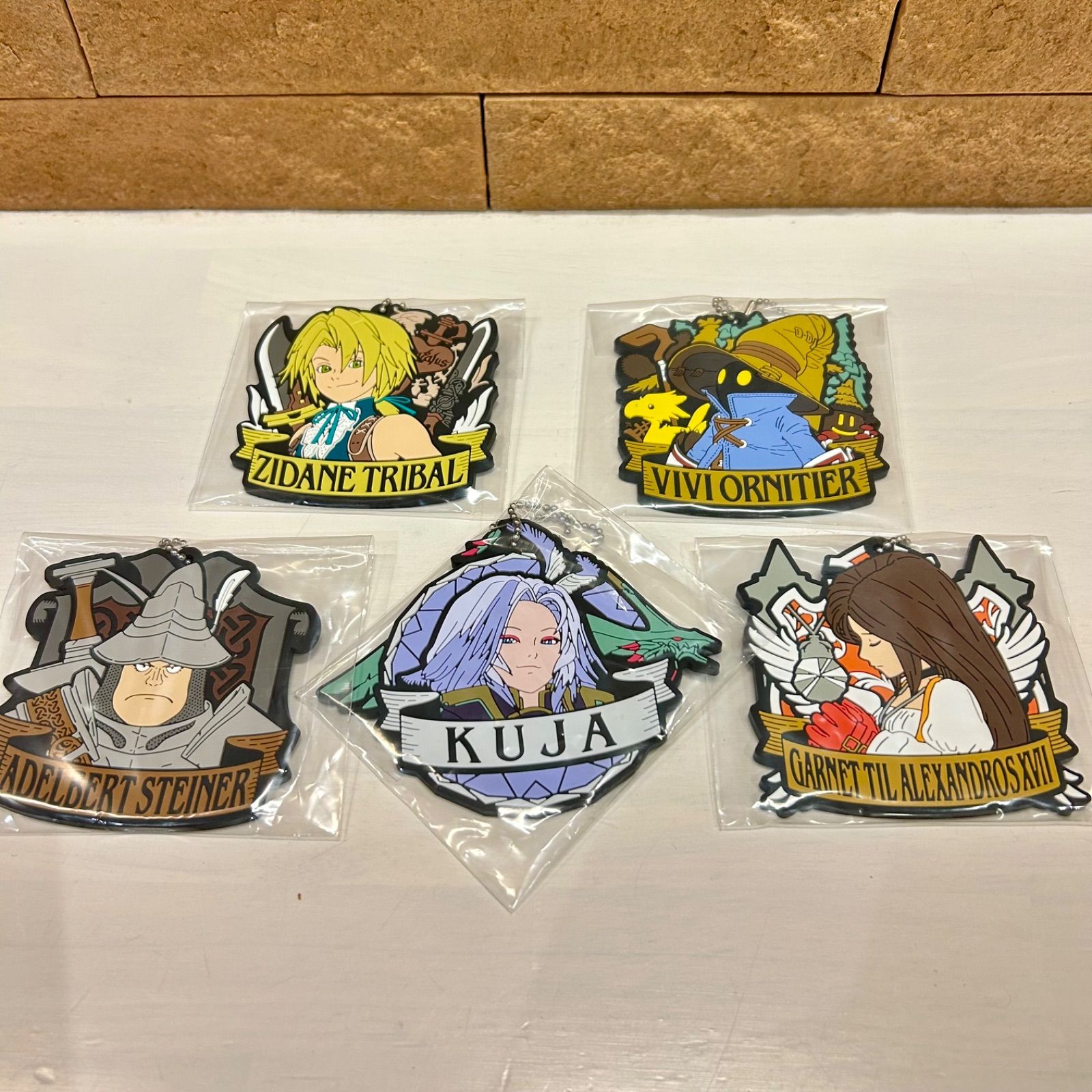 FINAL FANTASY IX 25th ANNIVERSARY ラバーキーホルダー5種