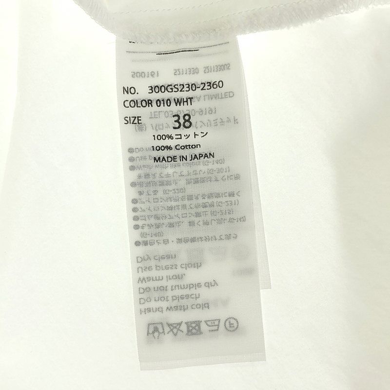 ENFOLD - ENFOLD / エンフォルド | GATHER-SLEEVE BLOUSE サイドスリットブラウス | 38 | ホワイト | レディース ENFOLD / エンフォルド | GATHER-SLEEVE BLOUSE サイドスリット