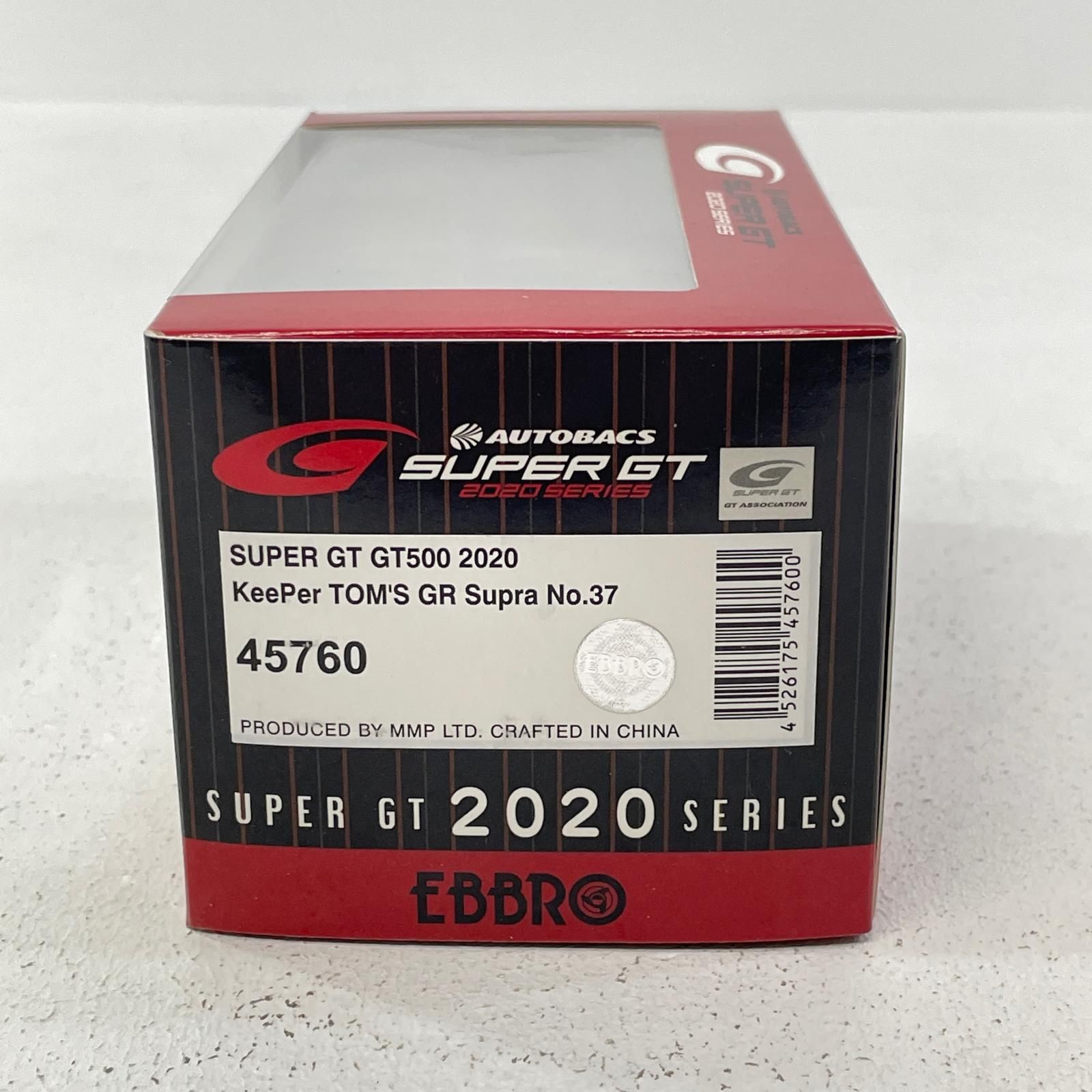 【尾張小牧店】 中古 エブロ 1/43 KeePer TOM’S GR Supra SUPER GT GT500 2020 No.37【45760】 【727】 尾張小牧店】 中古 エブロ 1/43 KeePer TOM'S GR Supra SUPER GT