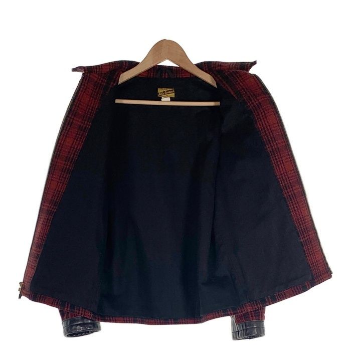 THE REAL McCOY S リアルマッコイズ WOOL FIELD SPORTS JACKET ウール フィールドスポーツジャケット レッド MJ25126 Size 38