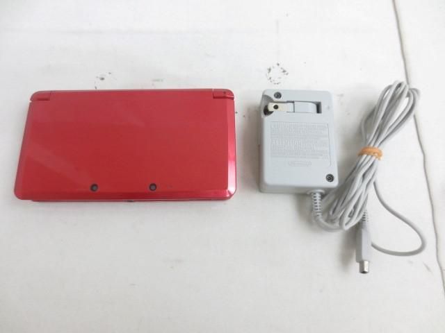 中古品 ゲーム ニンテンドー3DS 本体 CTR-001 フレアレッド 動作品 