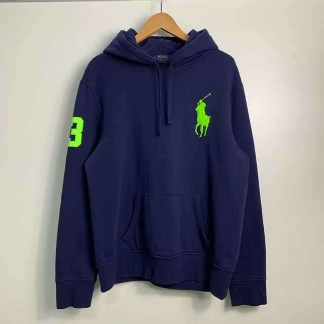 Polo Ralph Lauren スウェット 紺 M サーマル裏地