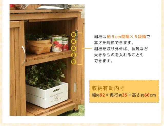 ガーデニンググッズ 収納