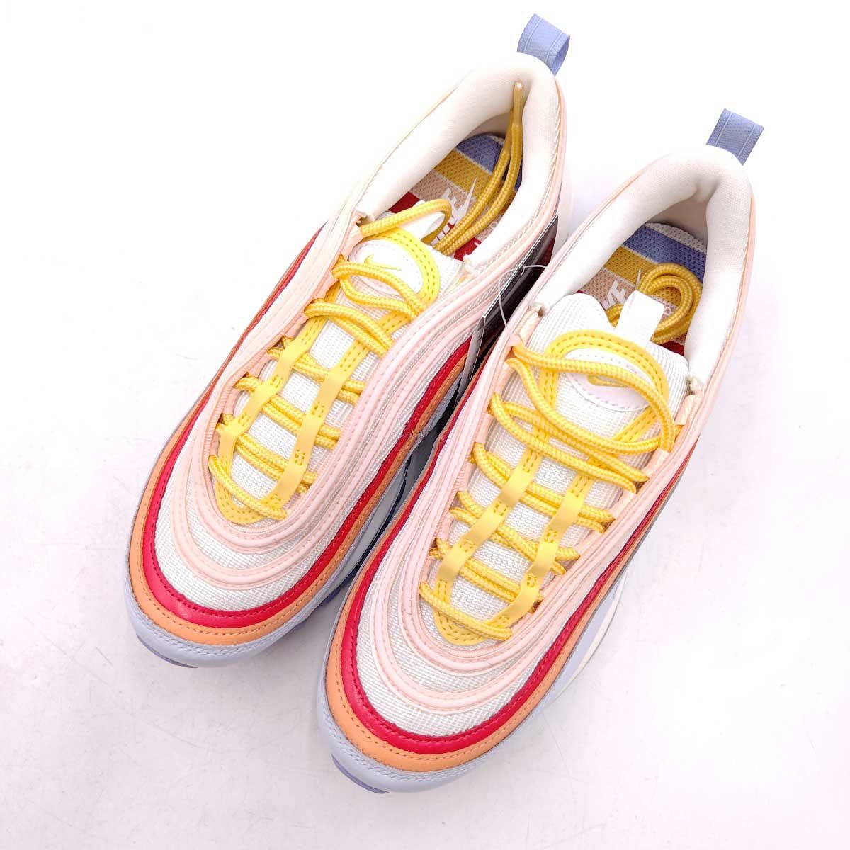 【未使用】ナイキ W AIR MAX 97 ウィメンズ エア マックス 24cm GREY/LIGHT THISTLE-WHITE CW5588 001 レディース NIKE NIKE W AIR MAX 97 FOOTBALL GREY/LIGHT THISTLE-WHITE 20SU-I（ナイキ