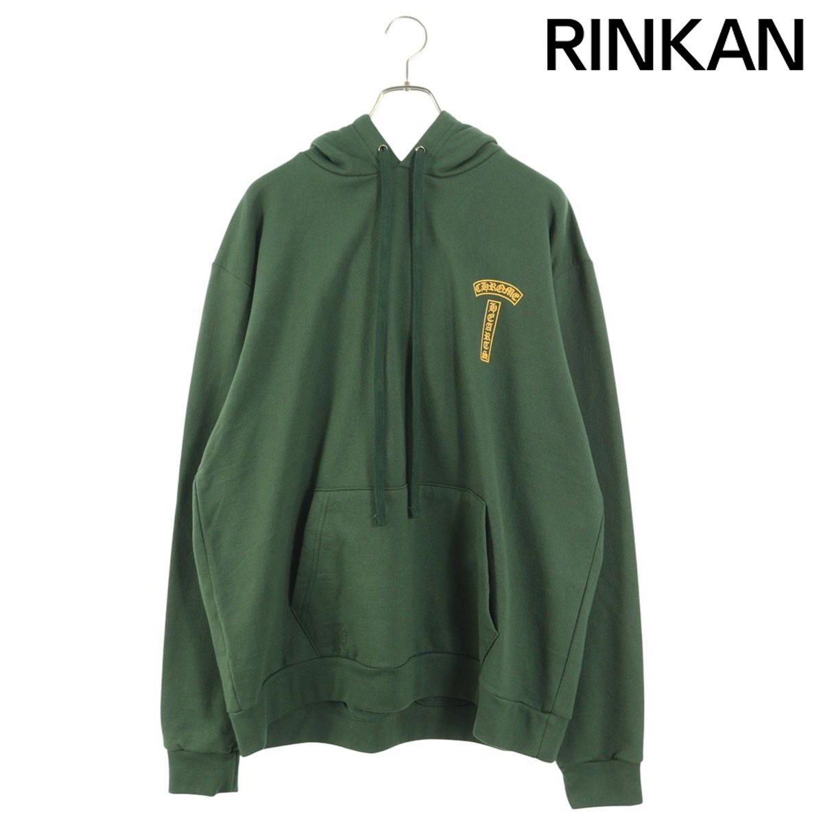 クロムハーツ SWTSHRT PLVR バックアーチロゴUSAプリントパーカー メンズ L