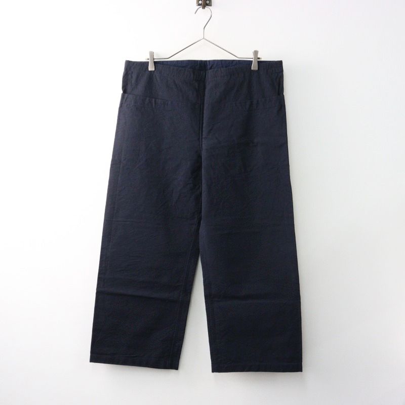 えみおわす ワークパンツ 綿ツイル M えみおわす タックパンツ 定価2.7