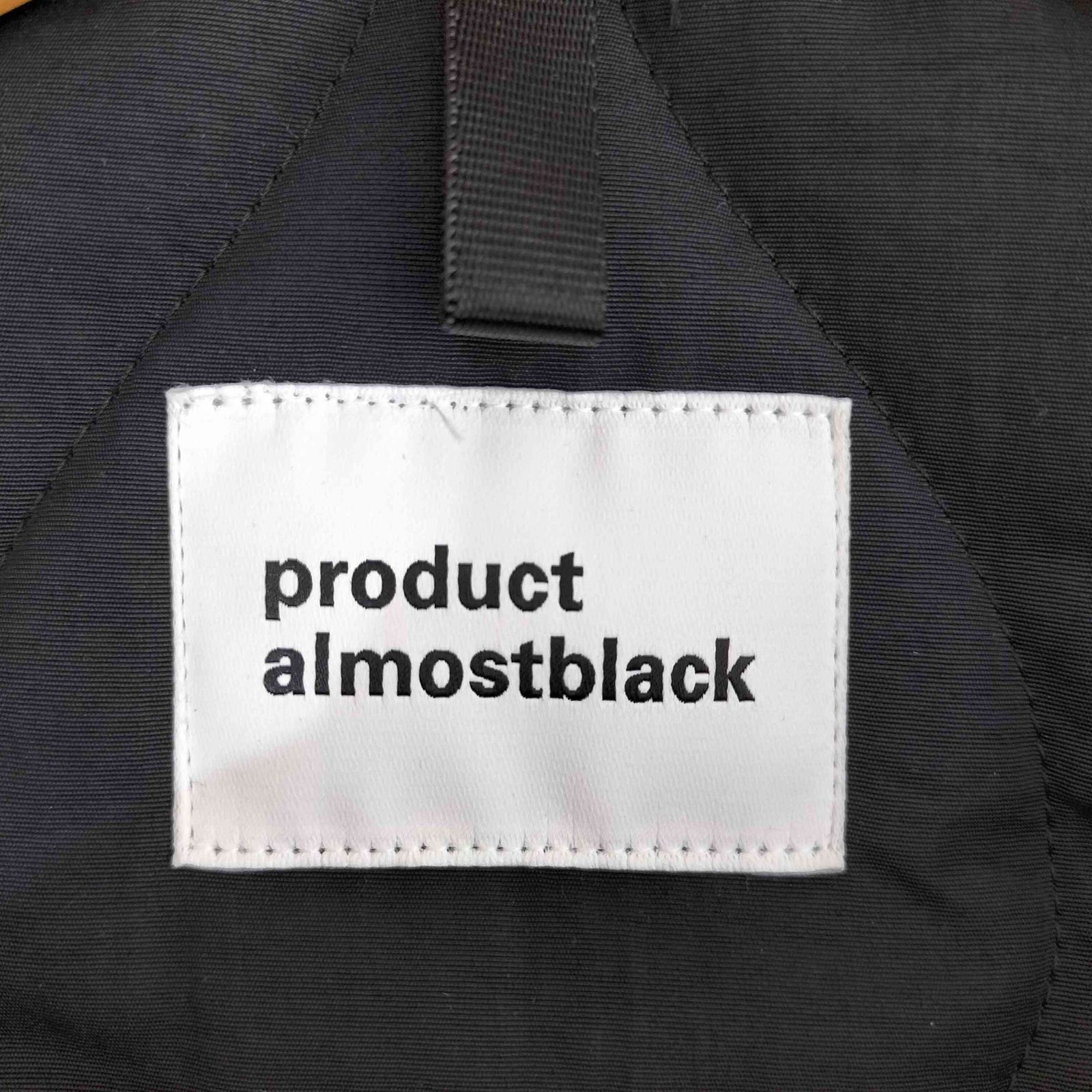 product almostblack テックベスト GORE-TEX VEST BLACK - D-VEC×ALMOSTBLACK(ディーベック×オール