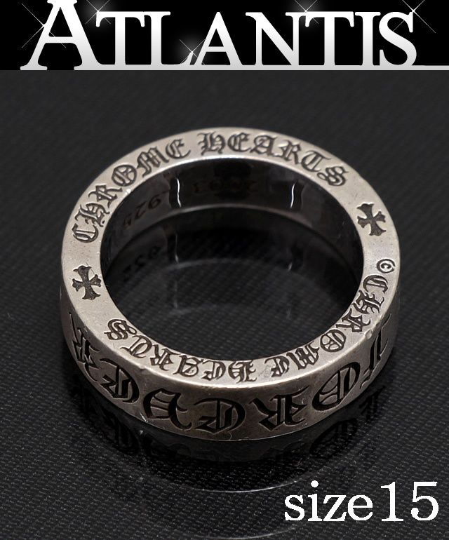 CHROME HEARTS 銀座店 クロムハーツ スペーサーリング FOREVER 6mm リング 指輪 SV925 約15号 99030
