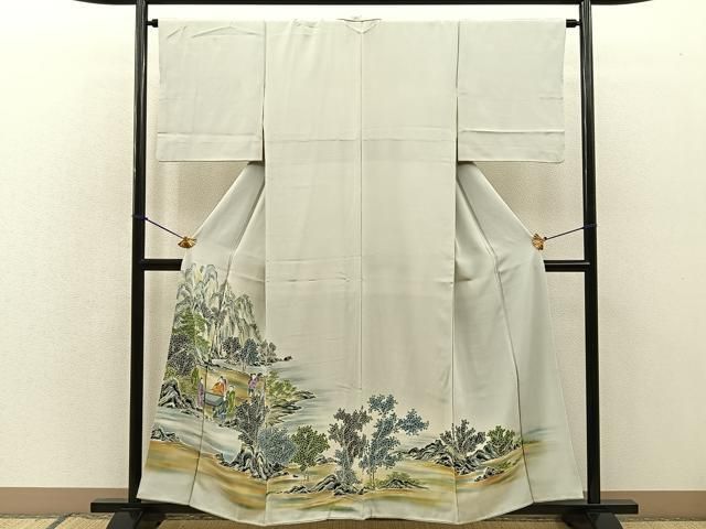 平和屋着物□豪華色留袖 風景文 暈し染め 正絹 逸品 AAAW5116mf