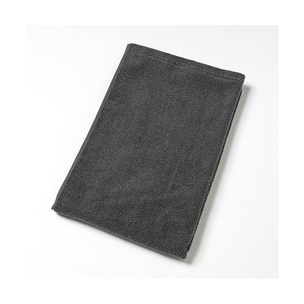 5個セット 楠橋紋織 くすばしタオル ドラム式洗濯機対応 抗菌 防臭 ポワン小粒 スマートバスタオル グレー 1-68490-21-GYX5