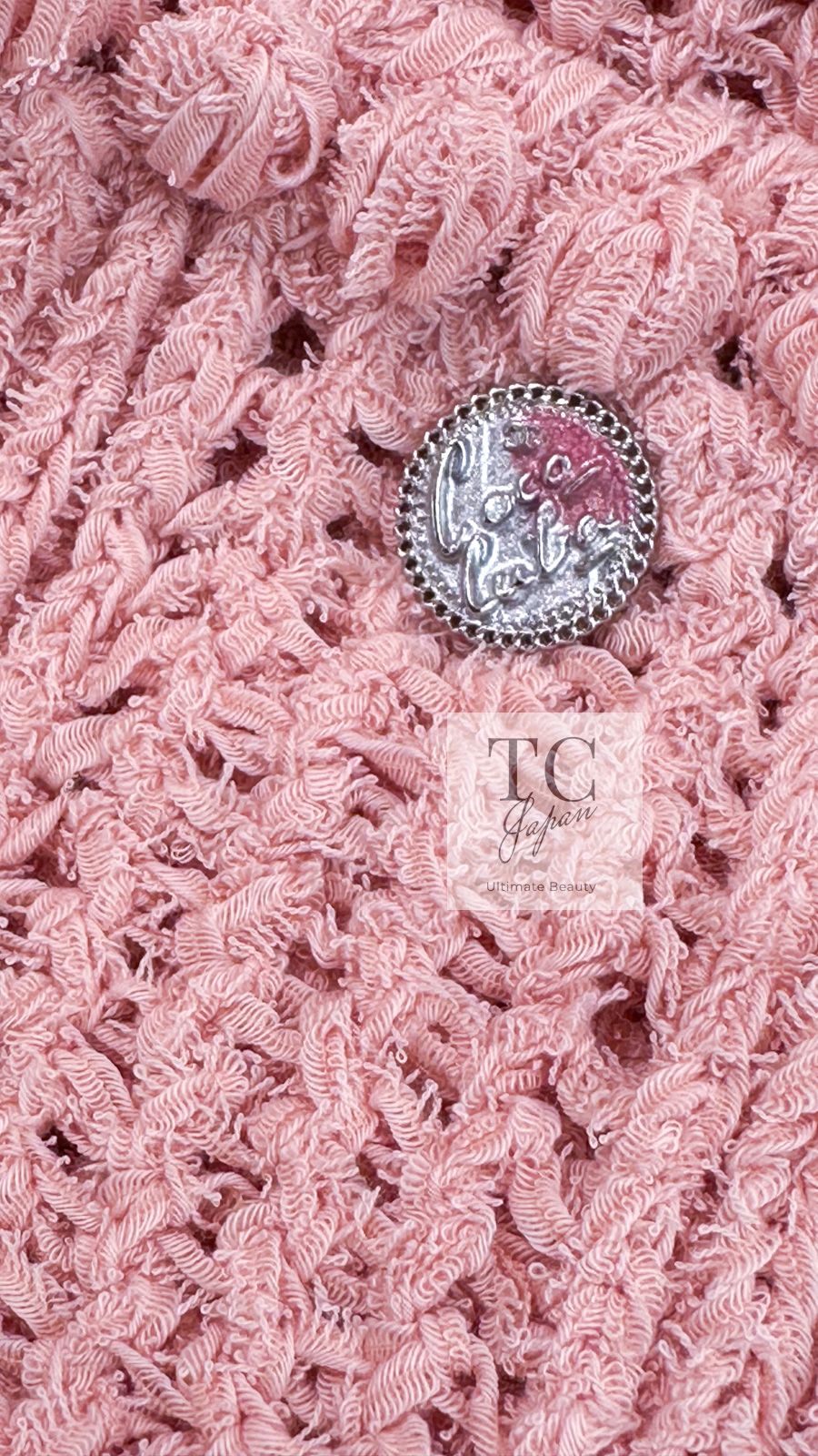 売り切り価格❣️CHANEL カメリア柄ピンク シルクワンピース40