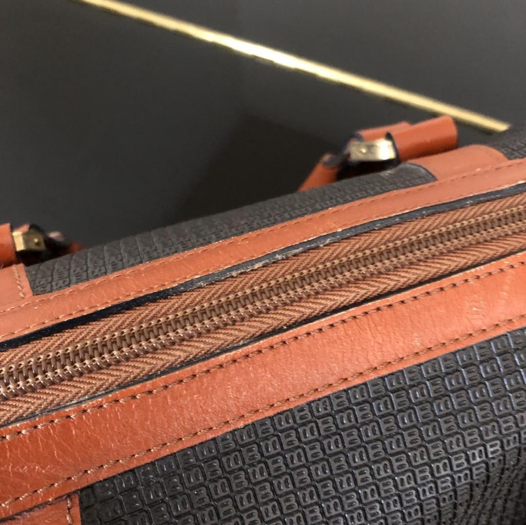 BALLY バリー ボストンバッグ ブラック PVC レザー ビンテージ BALLY ボストンバッグ ブラック PVC レザー ビンテージ バリー