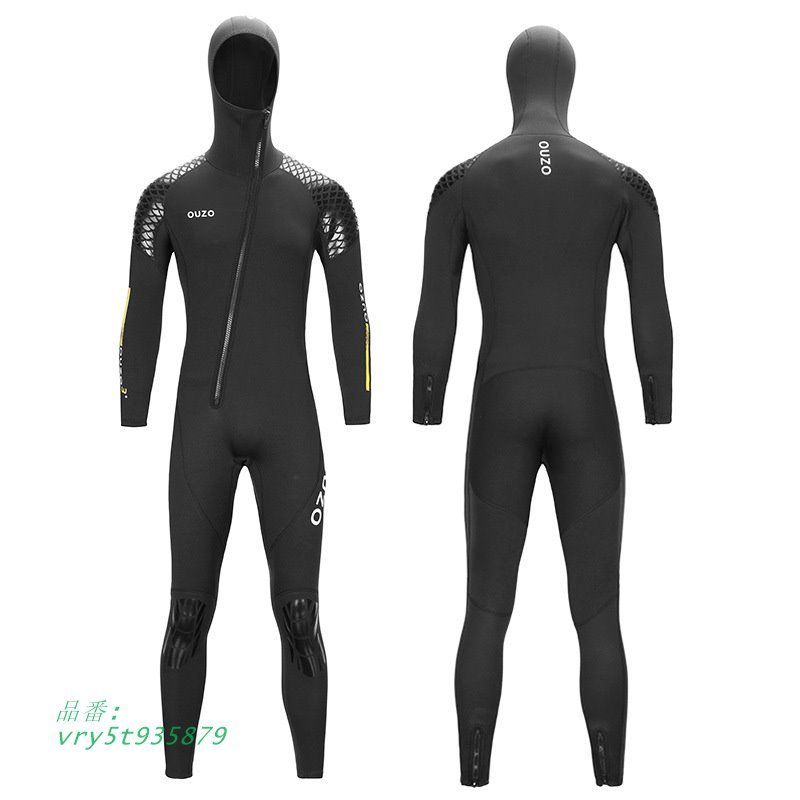 ウェットスーツ フルスーツ 3MM メンズ レディース フード付き ク 前開き マリンスポーツ 防寒 海 保温 ハイキング 怪我防止 サーフィン 保護 ダイビングスーツ vry5t935879