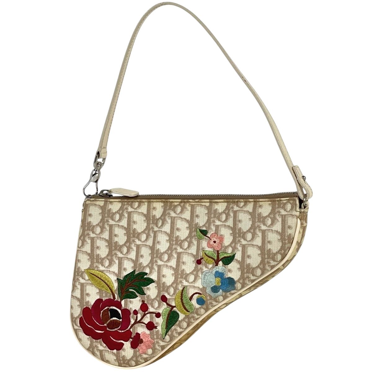 クリスチャンディオール Christian Dior トロッター柄 サドルバッグ 