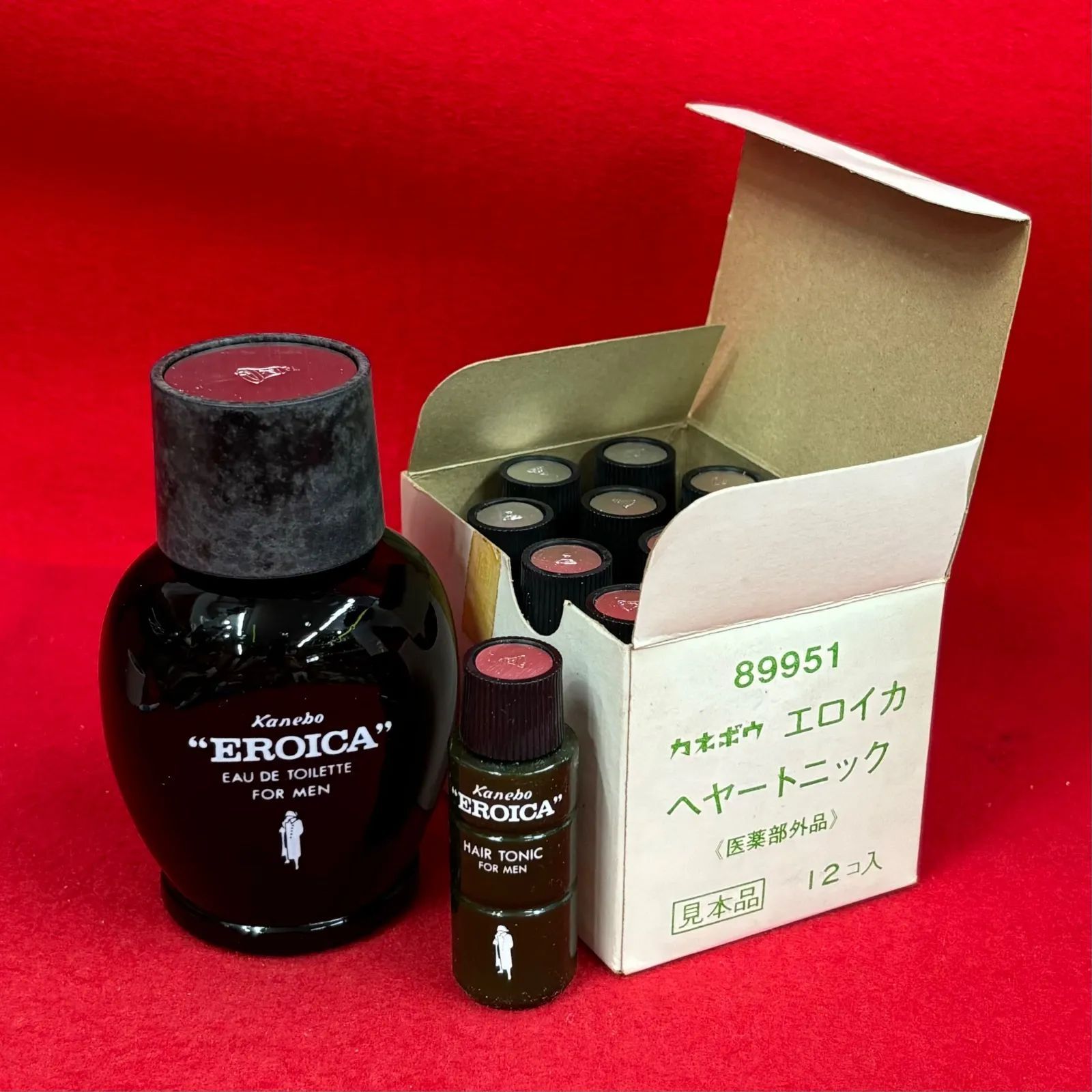 希少 カネボウ エロイカ オードトアレ 120ml・エロイカ ヘヤートニック 見本品 15ml×12本入り h - メルカリ